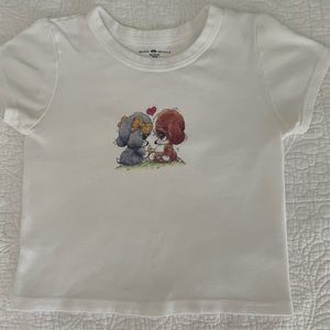 Ashlyn Puppy Love Top White